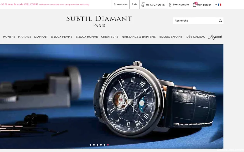 Boutique en ligne Subtil Diamant